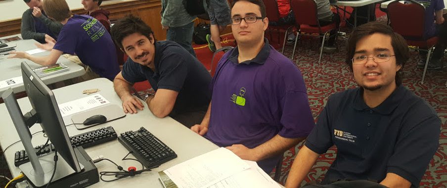 Programming Teams competing at ACM Southeast regional in Melbourne, Florida in Fall 2016