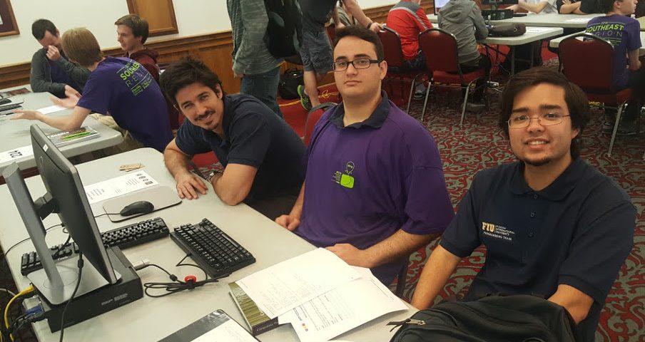 Programming Teams competing at ACM Southeast regional in Melbourne, Florida in Fall 2016