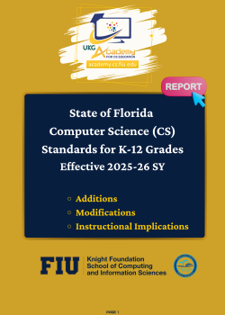 FL Computer Science standards - overview